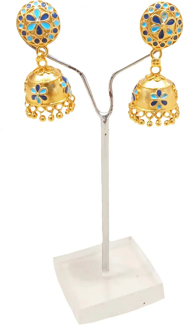 Assamese_Traditional_Jhumka_Earring_Copper_Jhumki_Earring_For_Girls_&_Women